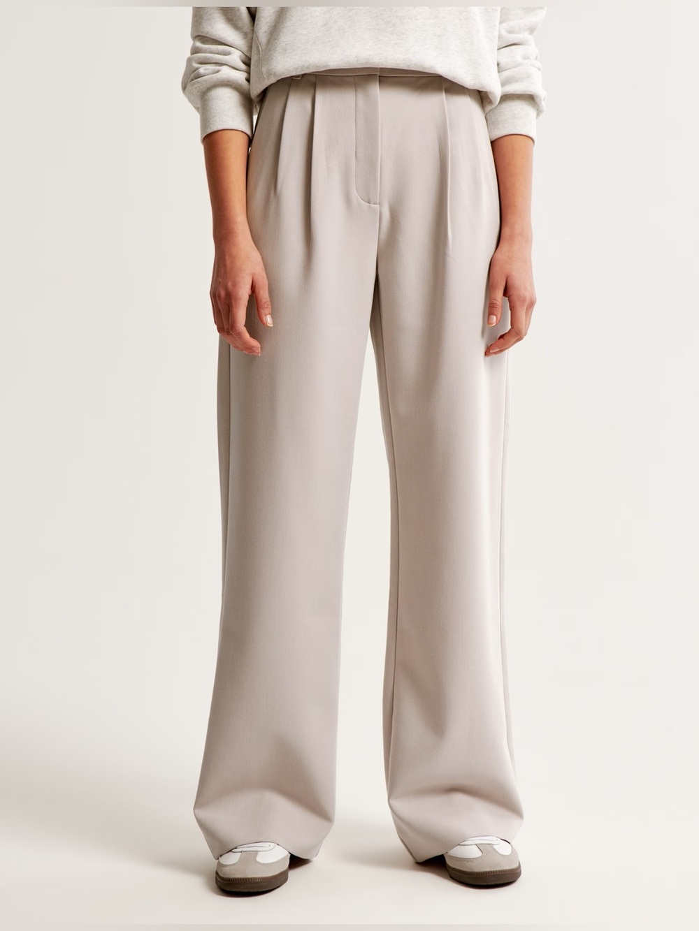 Abercrombie & Fitch Sloane Tailored Wide Leg Pants Size 2 Short
